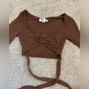 Princess Polly Brown Top